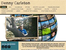 Tablet Screenshot of dennycarleton.com